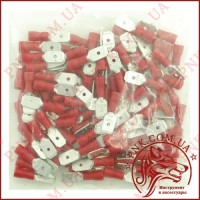 Конектор Takel плоский з ізоляцією "тато" MDD 1-250 (0,5-1,5/6,3-0,8) (100шт)