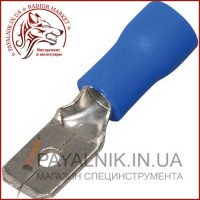 Конектор Takel плоский з ізоляцією "тато" MDD 2-250 (1,5-2,5/6,3-0,8) (100шт)