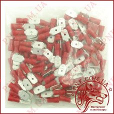 Конектор Takel плоский з ізоляцією "тато" MDD 1-250 (0,5-1,5/6,3-0,8) (100шт)