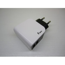 Сетевое зарядное устройство Soulmate 5v 2.1a 2 USB блистер