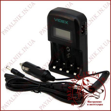 Інтелектуальний зарядний пристрій Videx ND400 для акумуляторів Ni-Mh/Cd AA/AAA