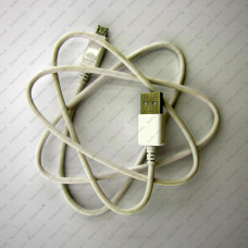 Кабель Micro usb стандарт 2А белый 1 метр для самсунг
