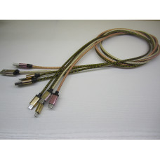 Кабель Micro usb цветной, металические концы 2А