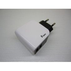 Сетевое зарядное устройство Soulmate 5v 2.1a 2 USB блистер
