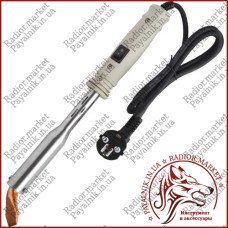 Паяльник 200 ват ZD-715L, з кнопкою, професійний, 200W, 220V, Zhongdi