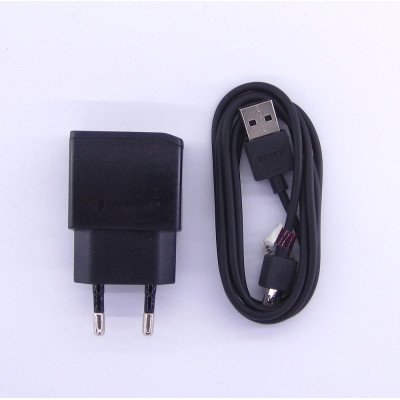 Зарядний набір Sony 5v 0.85a USB + кабель (копія)