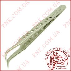 Пінцет JYD Professional вигнутий перфорований (7-SA SR)