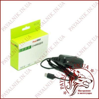 Зарядний пристрій ProfiAks 5v 0.5a (micro usb)