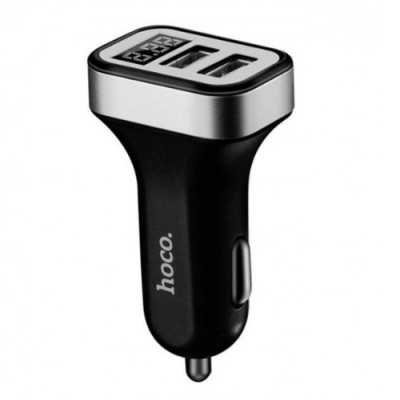 Авто зарядне HOCO Z3 2USB 3.1A LCD Black