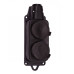 Колодка подвійна каучук Luxel 250V 16A (1132)
