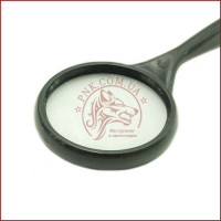 Лупа ручна, лупа для читання MAGNIFYING GLASS 60mm скляна лінза