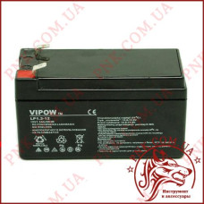 Акумулятор гелієвий Vipow 12V 1.3Ah (BAT0213)