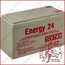Акумуляторна батарея 12v 7ah свинцево-кислотна Energy 24