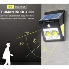 Ліхтар світильник на стіну Solar LF-1501 LED сонячна панель + датчик руху