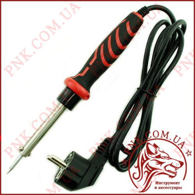 Паяльник ZD-721B, 25W, 220V, ніхромовий нагрівач, нікельоване жало, євровилка