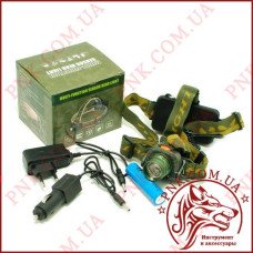 Акумуляторний ліхтар налобний BL-6616 з датчиком руху Акумуляторний ліхтар налобний BL-6616 з датчиком руху