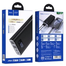 Портативна батарея HOCO J46A алюмінієвий корпус Power bank 20000mah black