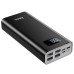 Портативна батарея HOCO J46A алюмінієвий корпус Power bank 20000mah black