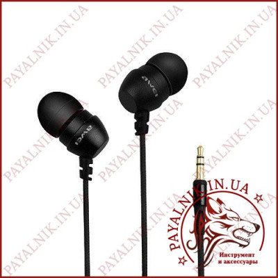 Навушники Awei ES-Q8 Black