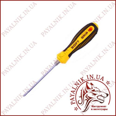 Викрутка SOFT GRIP двостороння PH0 + SL3mm