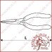 Щипці качконоси TOPEX 130мм (32D726)
