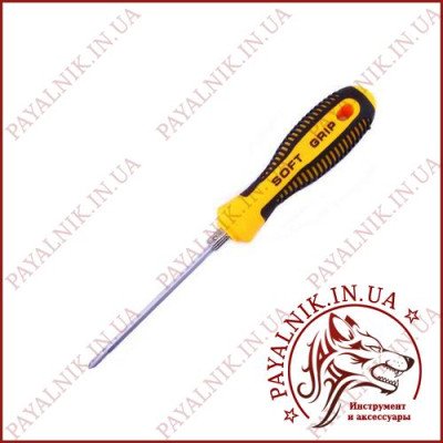 Викрутка SOFT GRIP двостороння PH0 + SL3mm