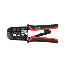 Обтискні кліщі (кримпер) YATO YT-22442 для конекторів RJ45, RJ11, (8P, 6P)