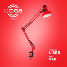 Настільна лампа зі струбциною "Мак" LOGA (L-608)