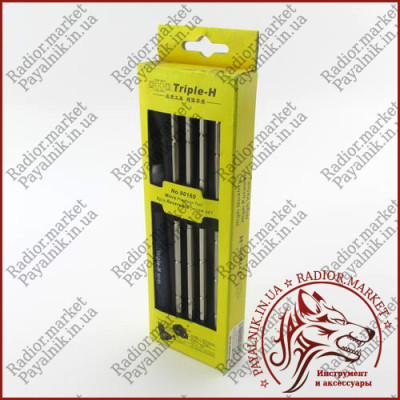 Набір викруток Triple-H 90160 8pcs Reversible driver set ручка + 8 високих насадок 160мм.