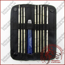 Набір викруток Triple-H 90160 8pcs Reversible driver set ручка + 8 високих насадок 160мм.