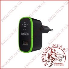 Зарядний пристрій BELKIN 1 USB 2.1A Black Зарядний пристрій BELKIN 1 USB 2.1A Black