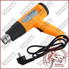Термофен технічний ZD-509, два режими 250-800W 50-350°С та 250-1500W 50-500°С