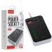 Мережевий подовжувач з USB Power Socket BKL-04 5USB 3.4A 17W, 3 розетки 2500W (чорний)