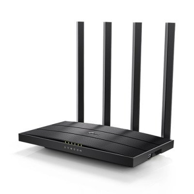 Двохдіапазонний Wi-Fi роутер TP-Link Archer C6U AC1200 MU-MIMO гігабітний, USB, 4 антени