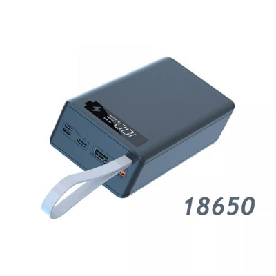 Портативна батарея Power Bank T12-PD 36000mah 18W (Micro usb, Lightning, Type C) Black