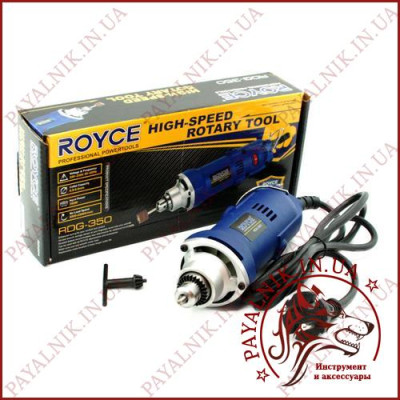 Міні-дриль гравер ROYCE DM-160 патрон до 6.0мм, 160W, 8-33 тис. обертів