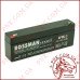 Акумулятор свинцево-кислотний Bossman Profi 12v 2.3a/20HR (6FM2.3)