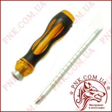 Викрутка з регулюванням до 100мм двостороння (PH1 - SL4) MAIKE TOOLS Викрутка з регулюванням до 100мм двостороння (PH1 - SL4) MAIKE TOOLS