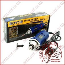Міні-дриль гравер ROYCE DM-160 патрон до 6.0мм, 160W, 8-33 тис. обертів