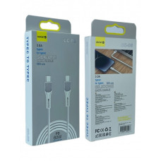Кабель Veron CC-06 Silicone C - Type C PD 60W 1m. (White)