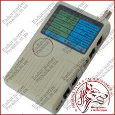 Кабельний тестер RJ45, BNC, RJ11, USB багатофункціональний 4in1 Кабельний тестер RJ45, BNC, RJ11, USB багатофункціональний 4in1