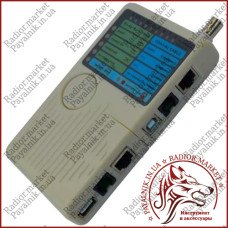 Кабельний тестер RJ45, BNC, RJ11, USB багатофункціональний 4in1 Кабельний тестер RJ45, BNC, RJ11, USB багатофункціональний 4in1
