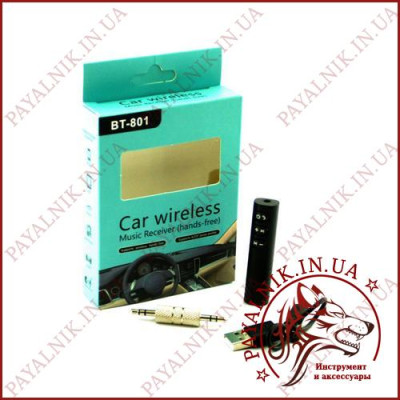 Блютуз приемник BT-450 с выходом под mini jack 3.5mm, micro USB, bluetooth, V3.0 + EDR