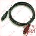 Кабель оптичний звуковий 1.5м Toslink plug чорний