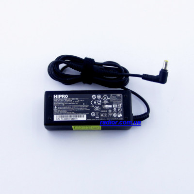 Блок живлення HIPRO для ноутбука ACER 19v 3.42a 65w (HP-A0652R3B) (штекер 5.5/1.7мм) ORIGINAL