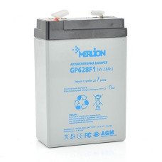 Акумулятор свинцево-кислотний Merlion 6V 2.8AH (GP628F1) ( 67 x 35 x 100-105)