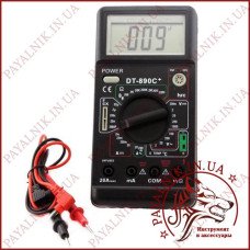 Мультиметр із термопарою універсальний Digital DT-890C+