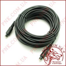 Кабель оптичний звуковий 10.0м Toslink plug чорний