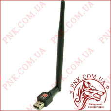Перехідник USB – wifi 802 600mbit з антеною 20см.