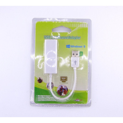 Перехідник Usb 2.0 мережна карта Usb - LAN ethernet adapter на дроті 100Mbps